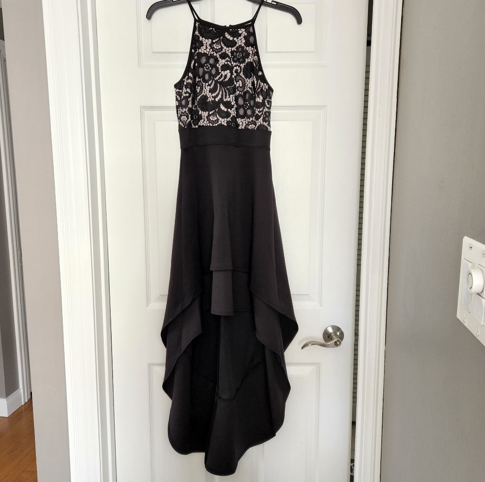 Black High Low Dress
